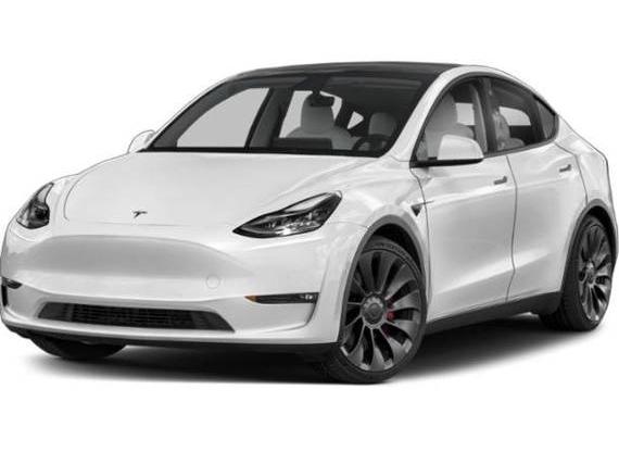 TESLA MODEL Y 2021 5YJYGDED8MF118242 image